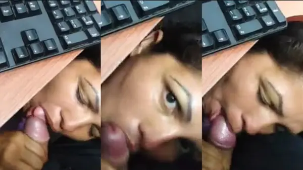Secretary Giving Blowjob In Office Boss Video
