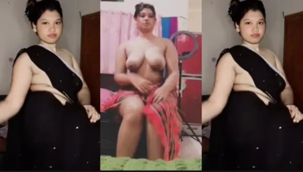 Bengali Tiktoker Press Boobs Dancing Fingering